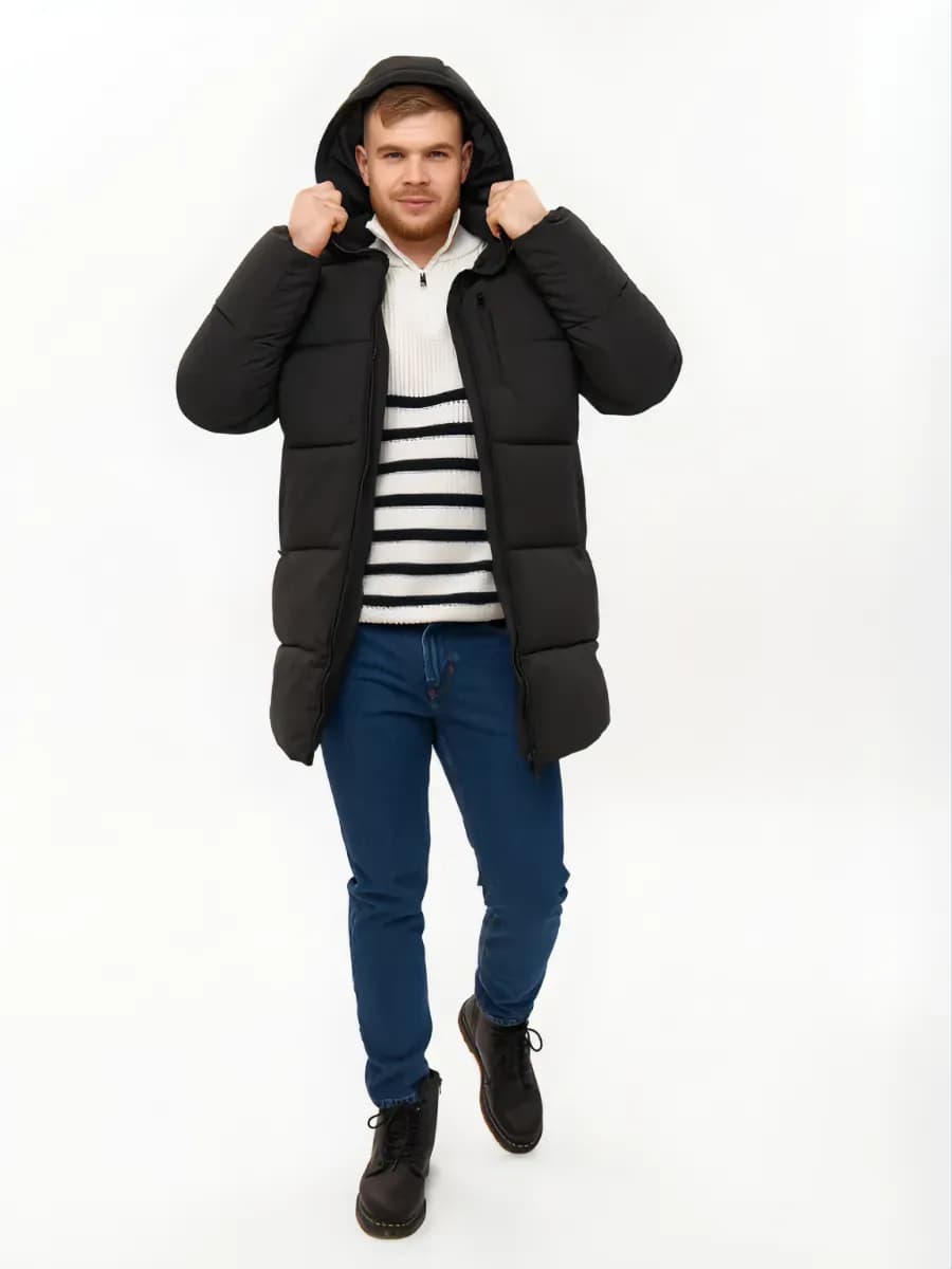 Куртка зимняя парка средней длины