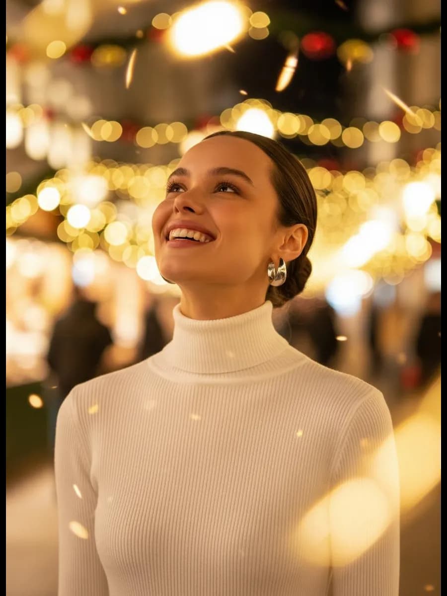 Водолазка лапша с высоким воротом