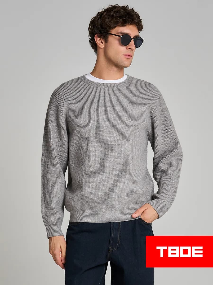 Джемпер вязаный теплый