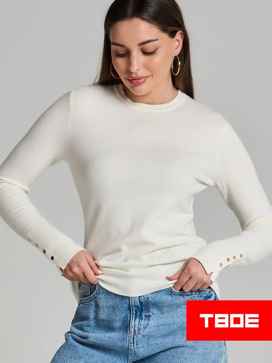 Джемпер трикотажный базовый - фото 1