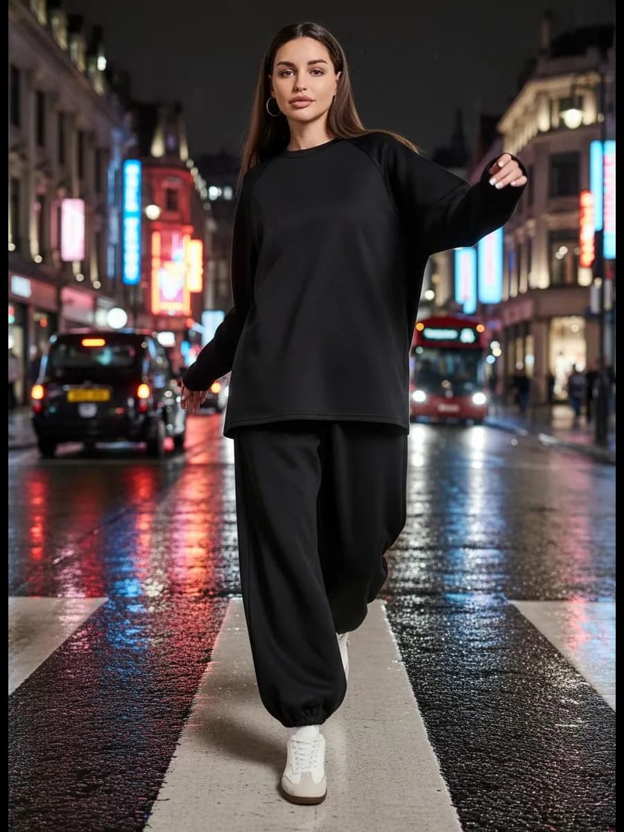 Костюм спортивный с толстовкой и брюками