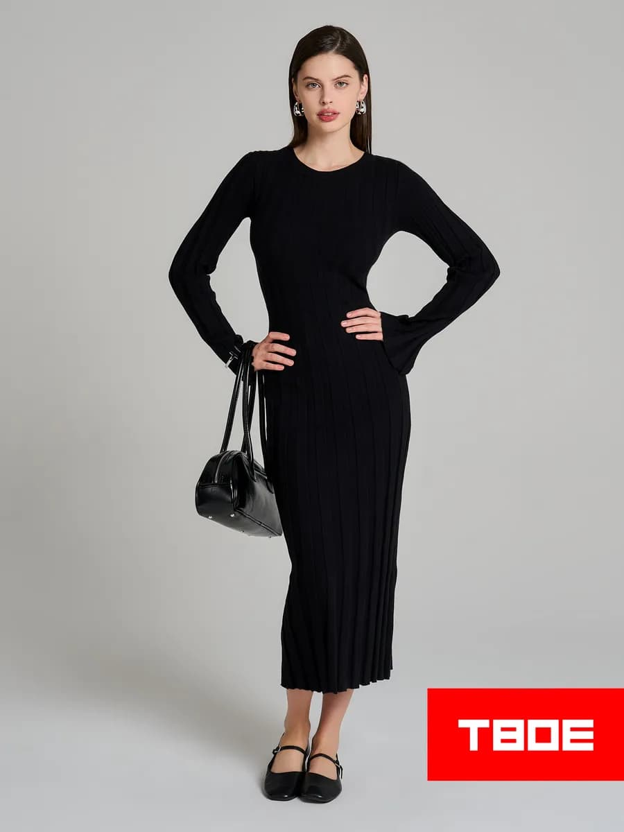 Платье лапша миди