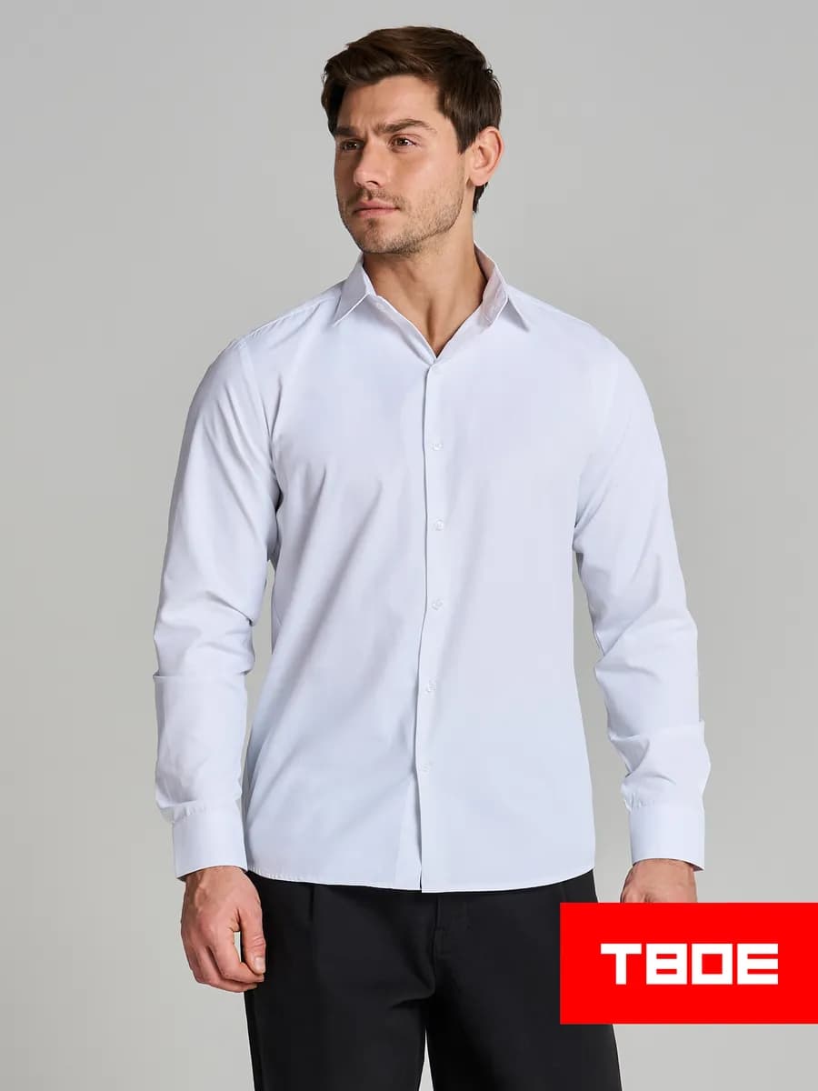 Рубашка классическая с длинным рукавом