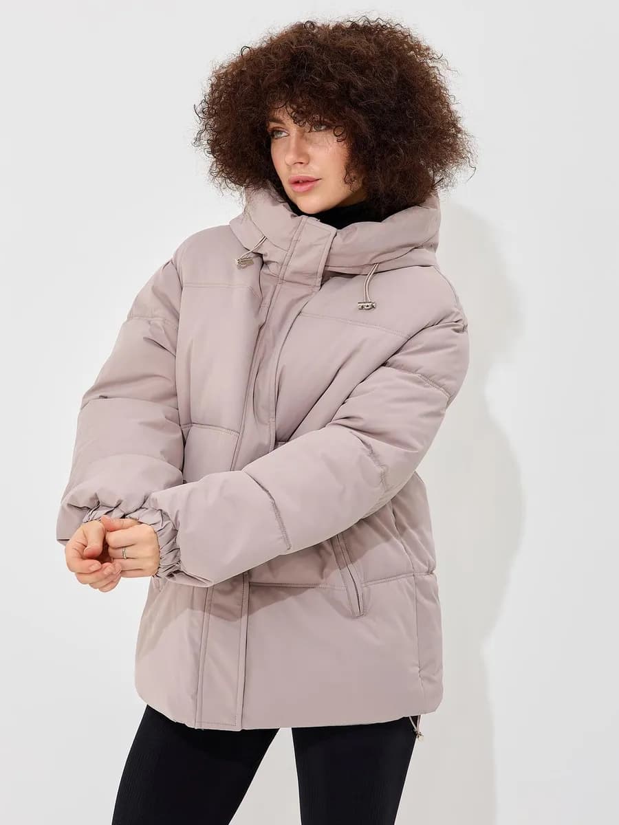 Куртка женская зимняя большие размеры с капюшоном