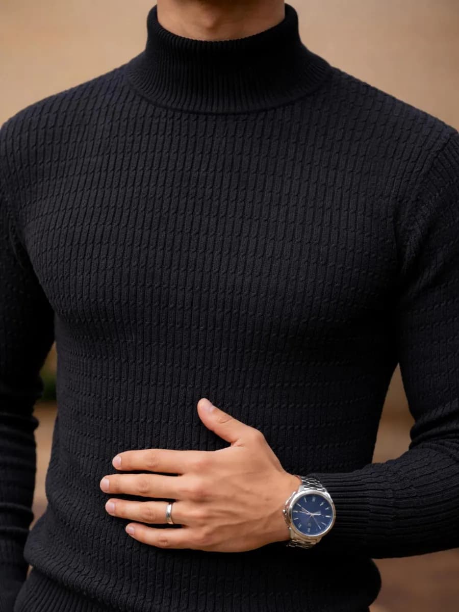 Водолазка вязаная с горлом