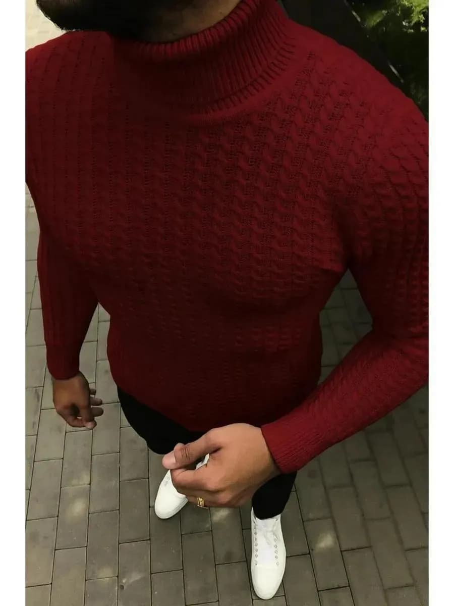 Водолазка вязаная с горлом