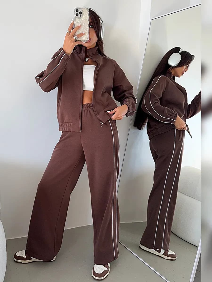 Костюм спортивный без начеса на молнии