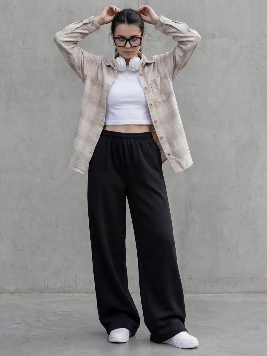 Спортивные штаны джоггеры оверсайз y2k