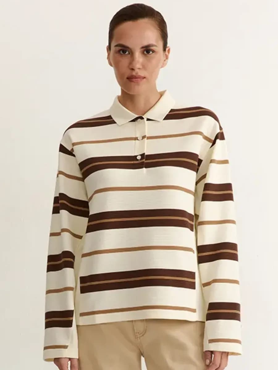 Джемпер в полоску