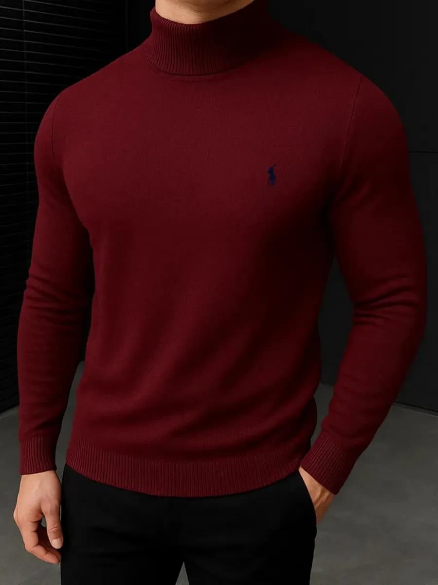 Водолазка с горлом теплая - фото 1