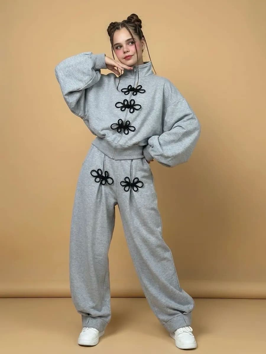 Спортивный костюм джапанди из футера подростковый ципао