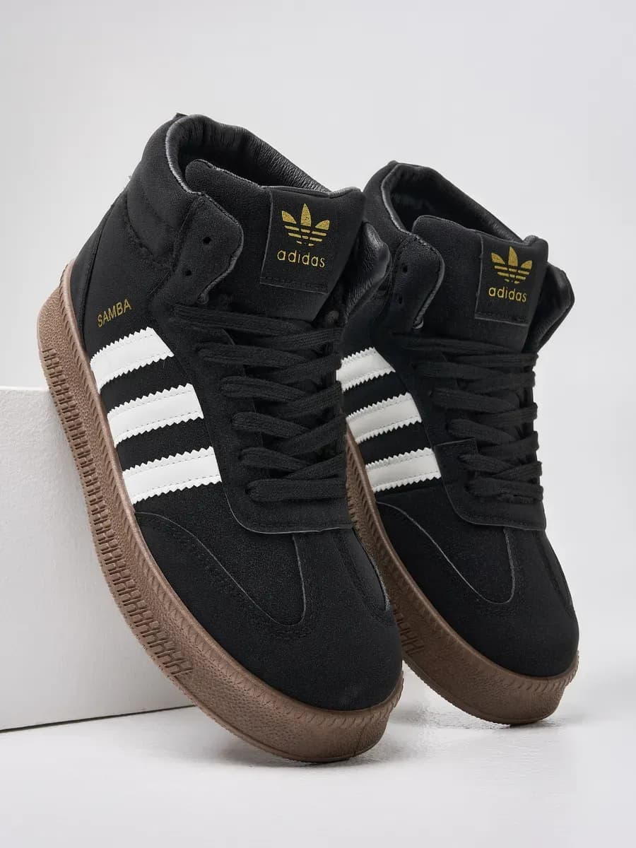 Кроссовки зимние стильные высокие с мехом