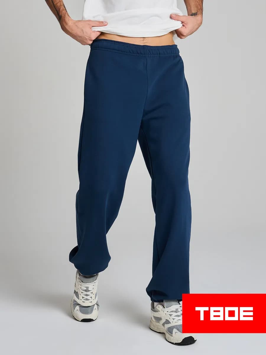 Утепленные брюки джоггеры с начесом - фото 1