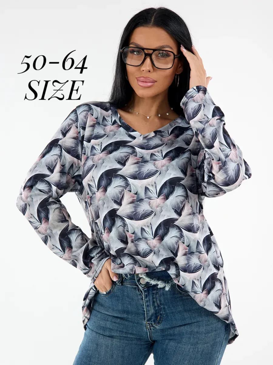 Кофта теплая больших размеров