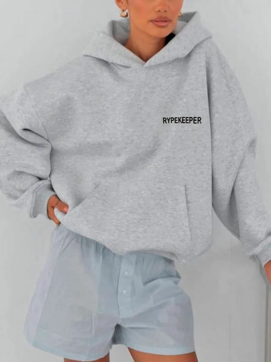 Худи оверсайз с начесом - фото 1