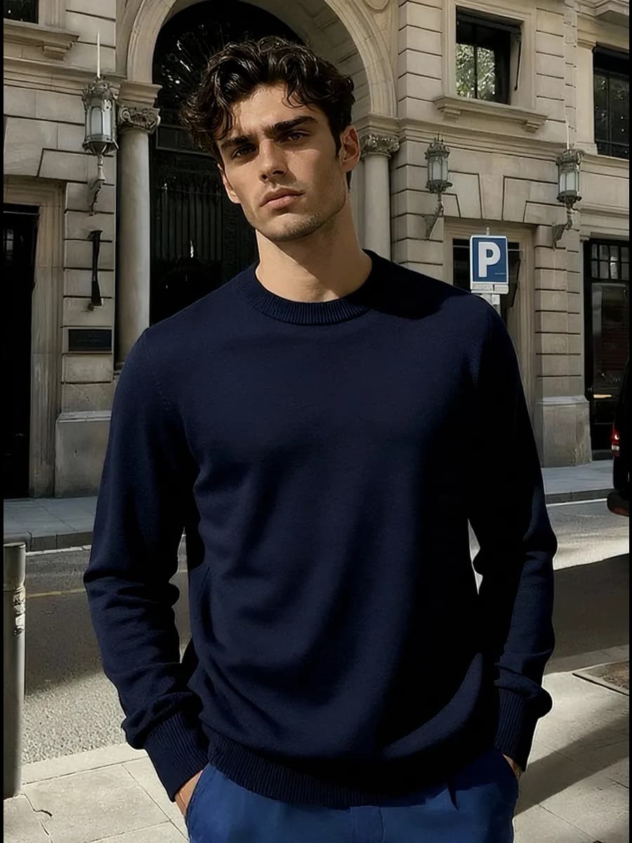 Джемпер тонкий классический