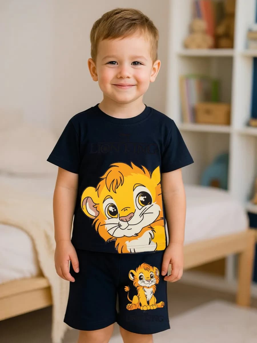 Костюм детский для садика летний футболка с шортами хлопок