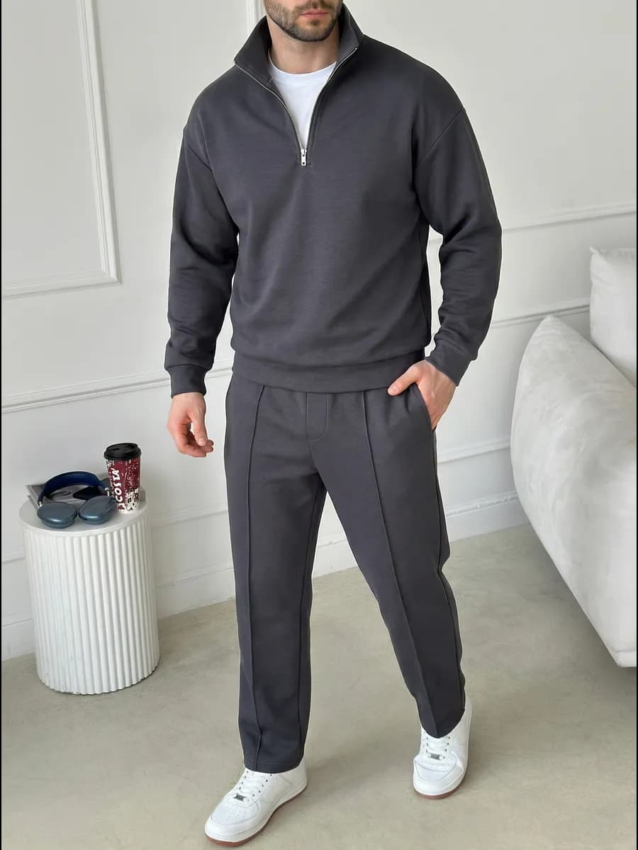 костюм теплый спортивный с начесом повседневный