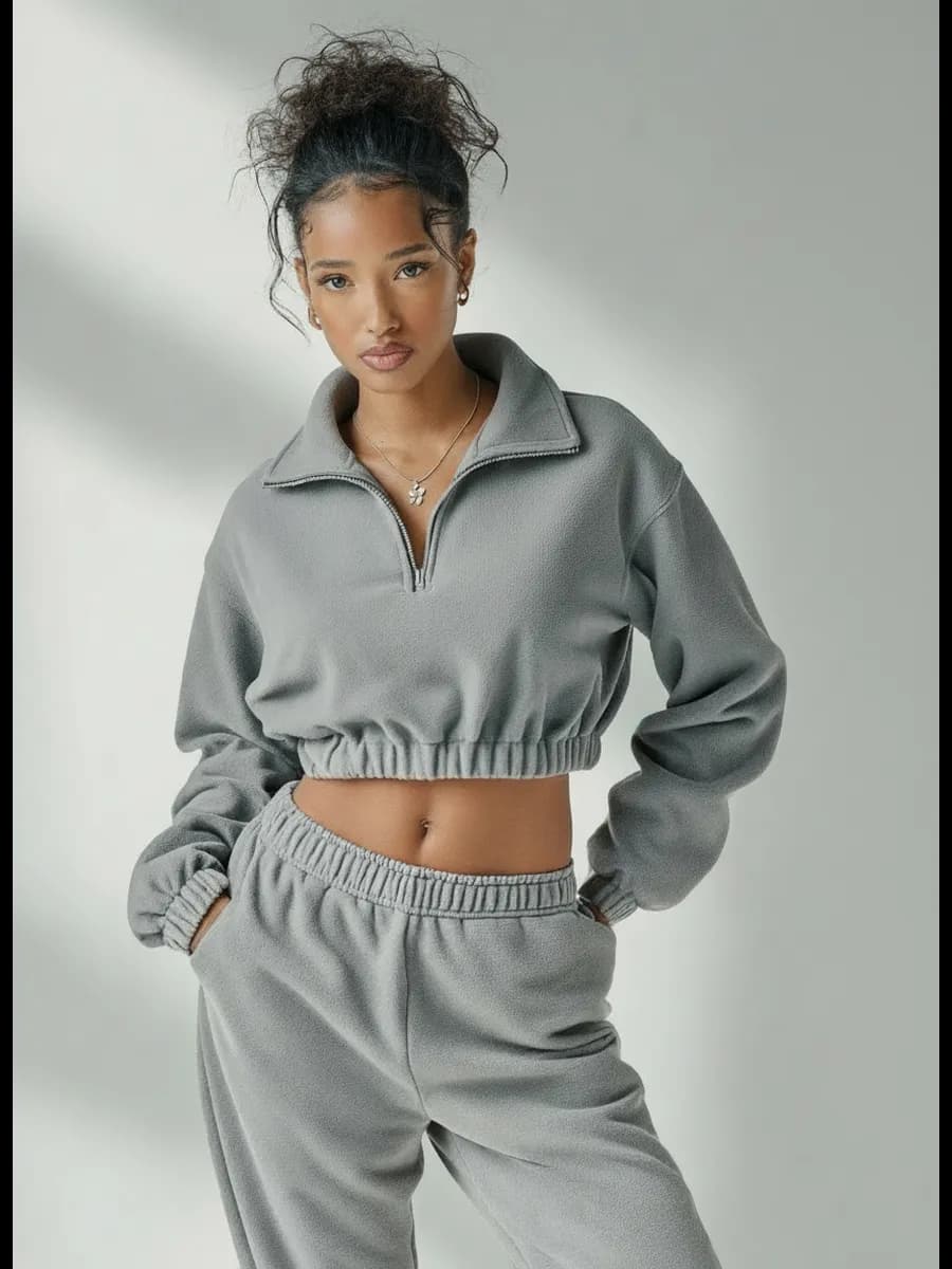 Спортивный костюм флисовый на молнии