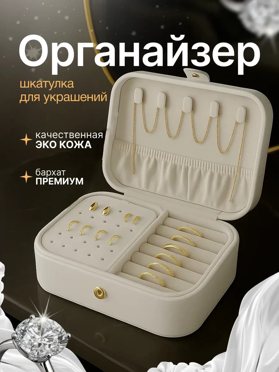 Органайзер для хранения украшений и бижутерии