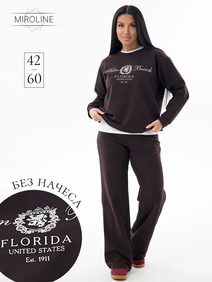 Спортивный костюм женский осенний без начеса
