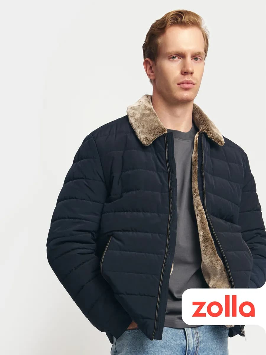 Тёплая мужская куртка с экомехом