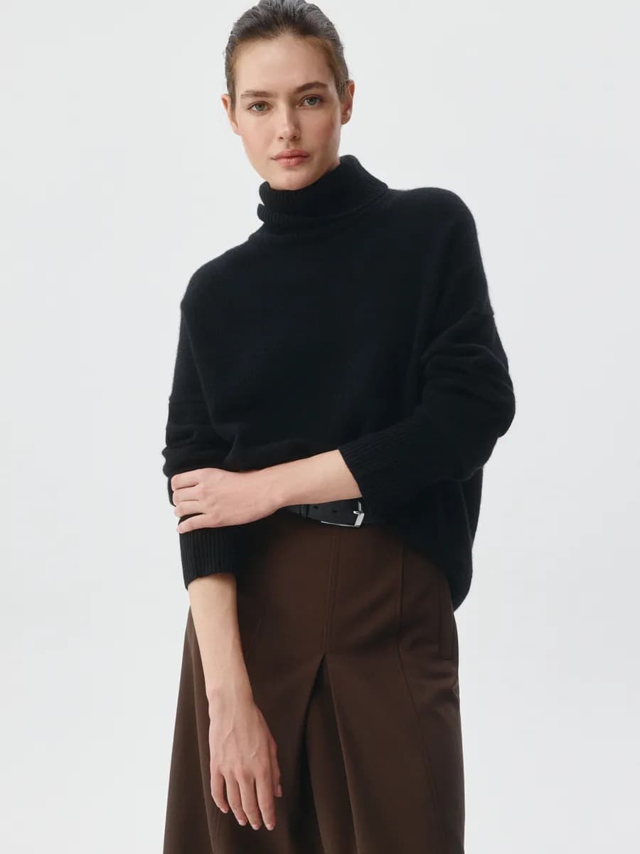 Джемпер из смесовой шерсти и кашемира