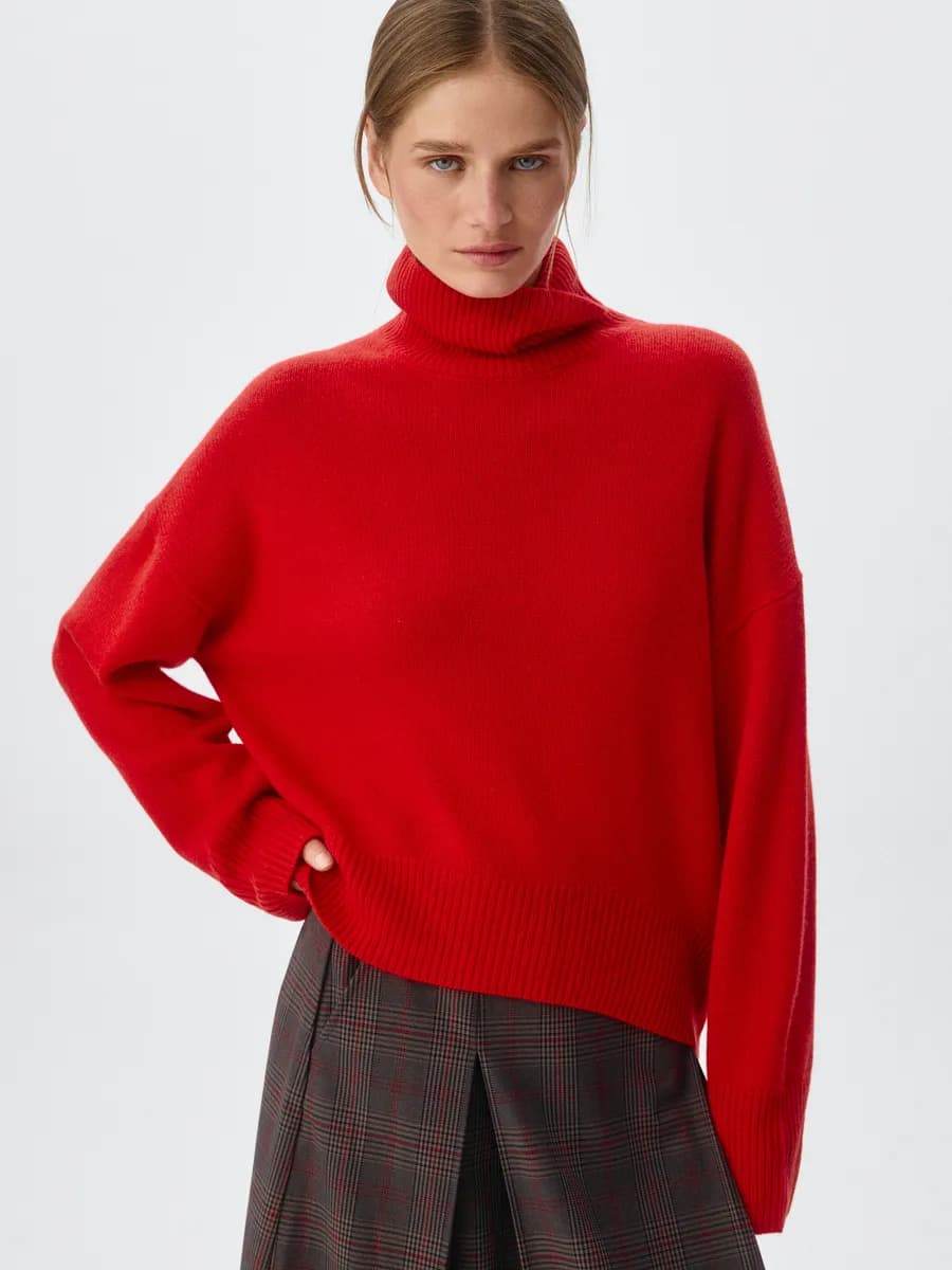 Джемпер из смесовой шерсти и кашемира