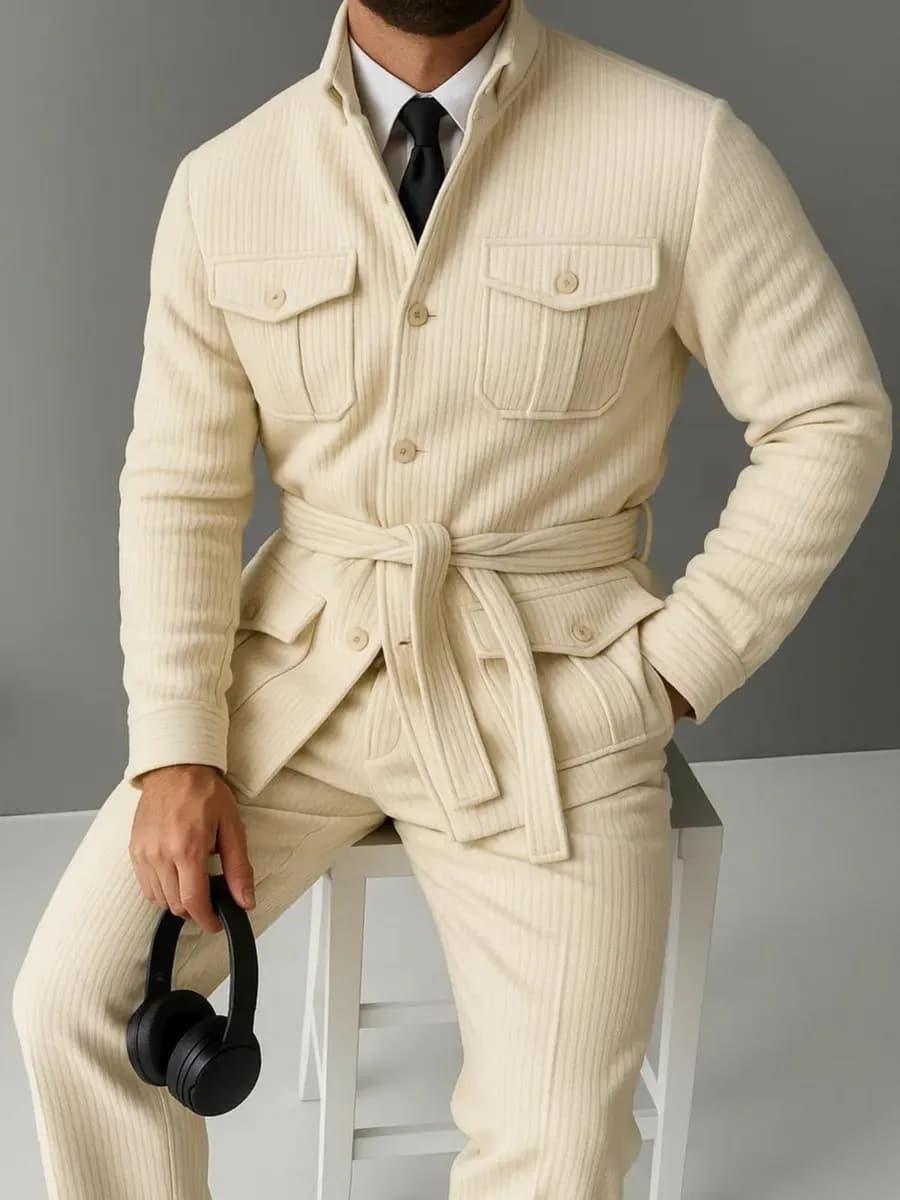 Костюм теплый вельветовый old money