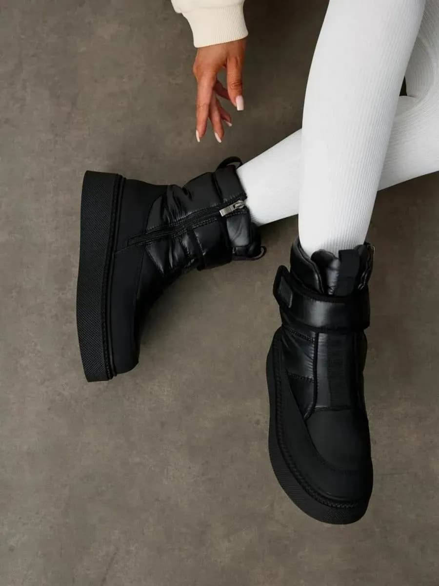 Дутики зимние непромокаемые на платформе