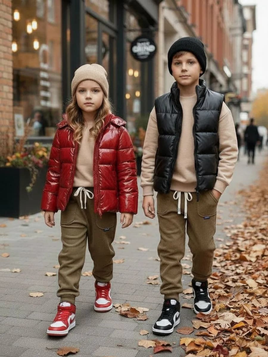 Штаны детские утепленные в садик