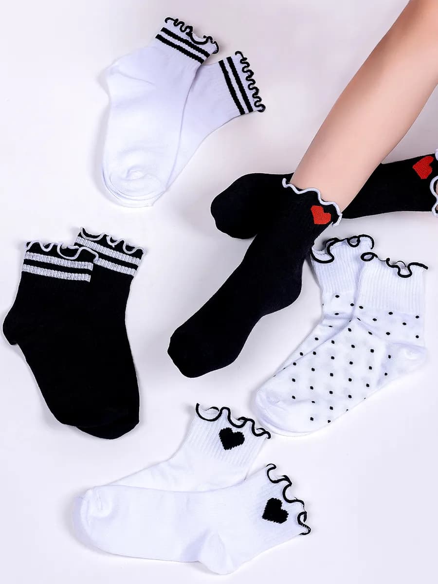 носки с рюшами