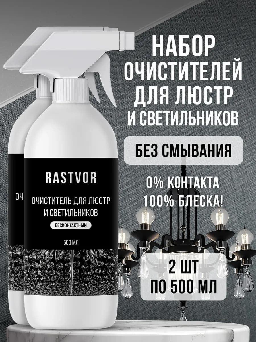 Средство для мытья люстр без смывания