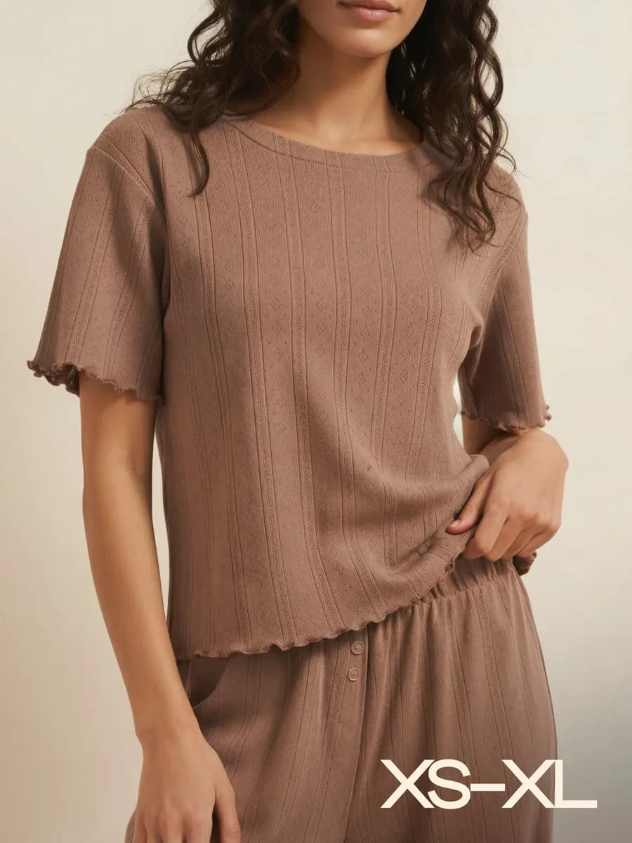 Пижама костюм домашний с футболкой и штанами