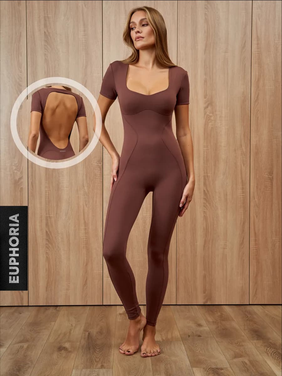 Комбинезон спортивный утягивающий