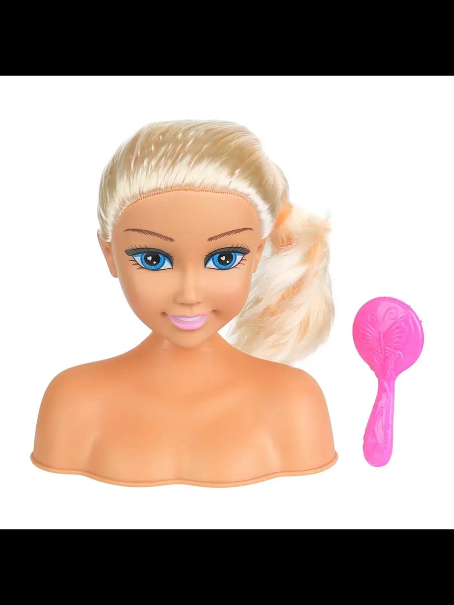 Кукла манекен с волосами для причесок и аксессуарами