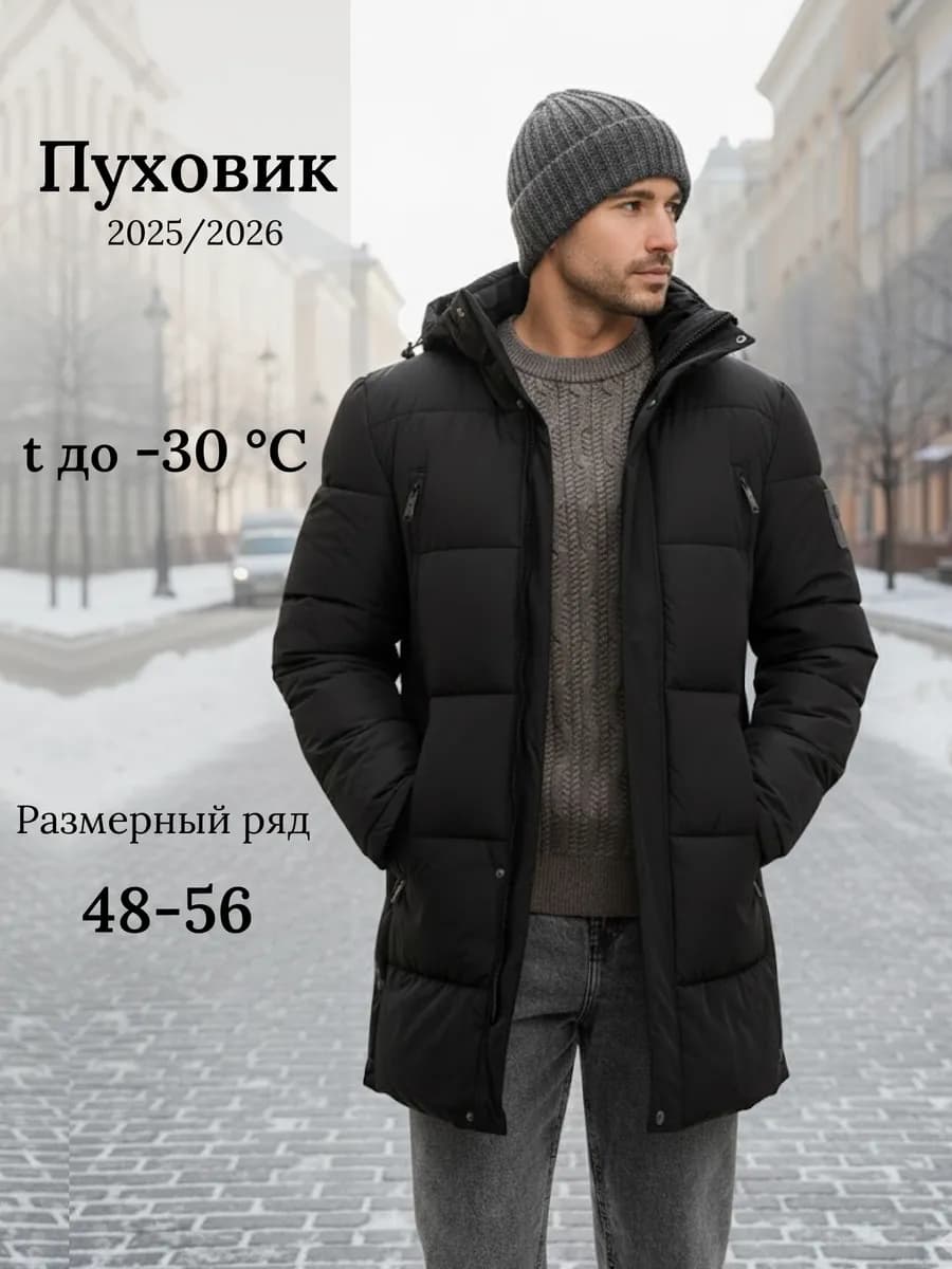 Куртка зимняя утепленная - фото 1