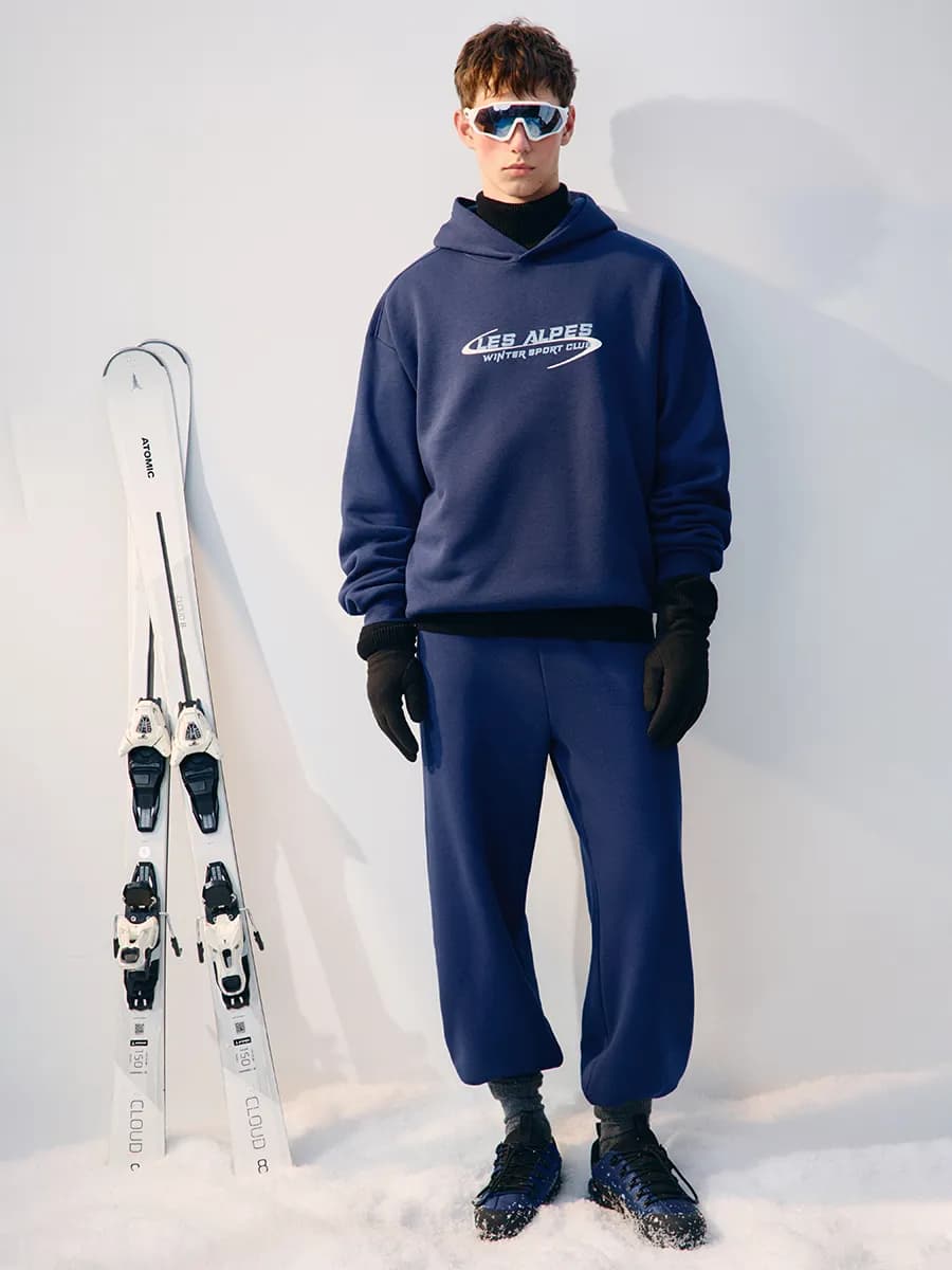 Брюки-джоггеры утепленные