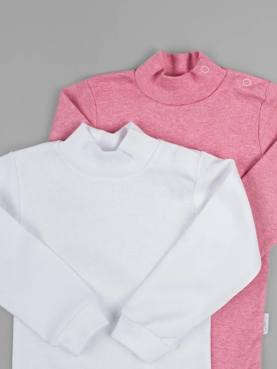 Боди для новорожденных водолазка детская комплект 2 шт