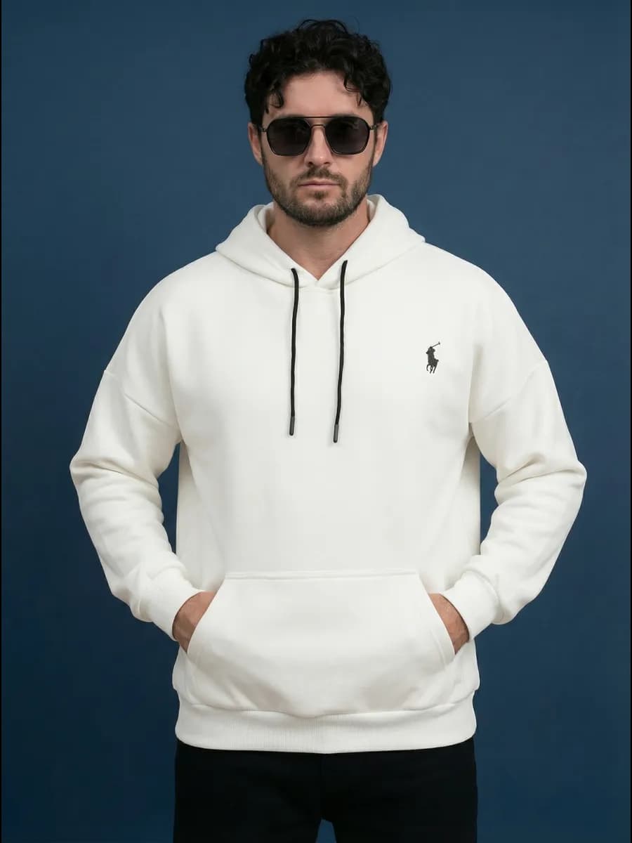 Худи оверсайз с капюшоном тёплое с начёсом