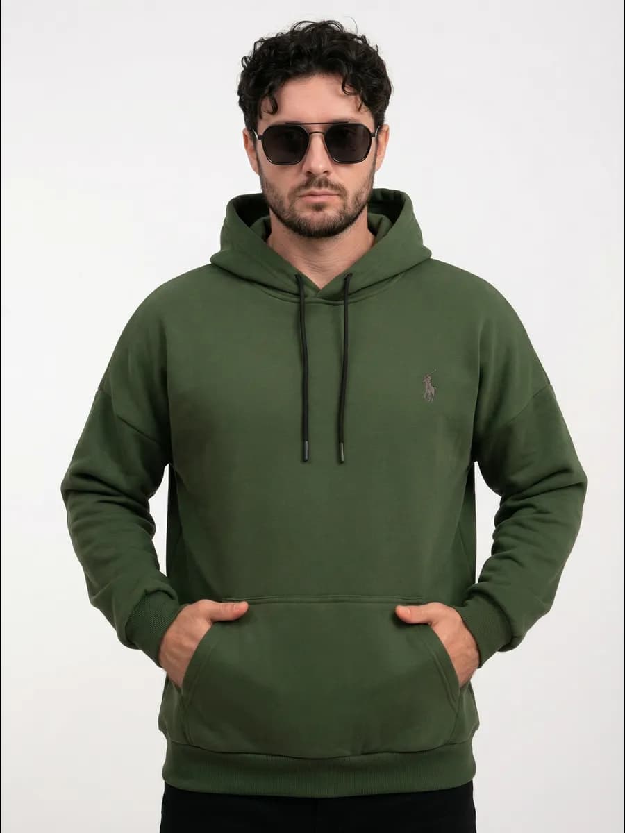 Худи оверсайз с капюшоном тёплое с начёсом