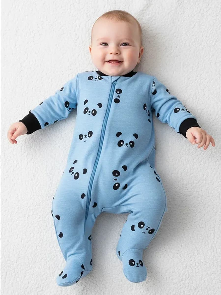 Комбинезон для новорожденных с начесом