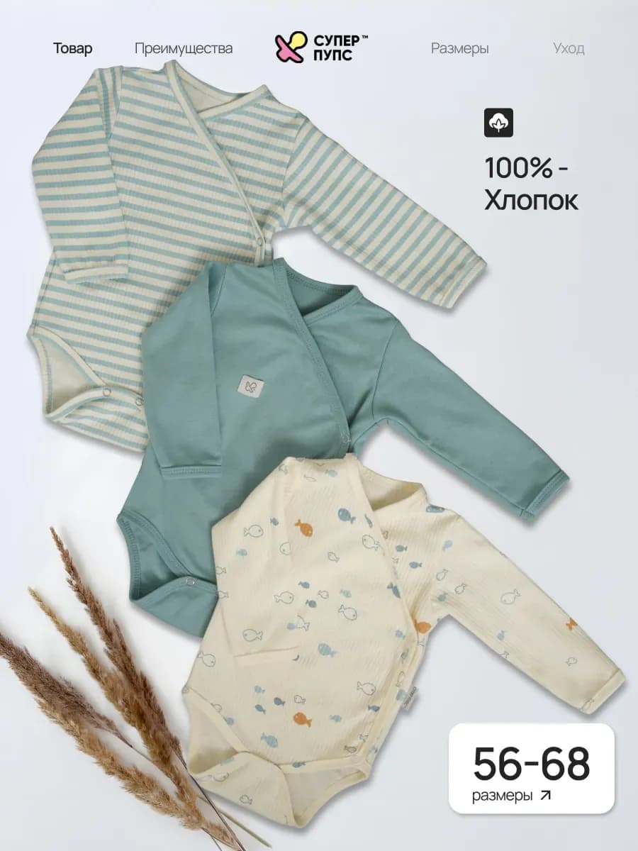 Боди для новорожденных