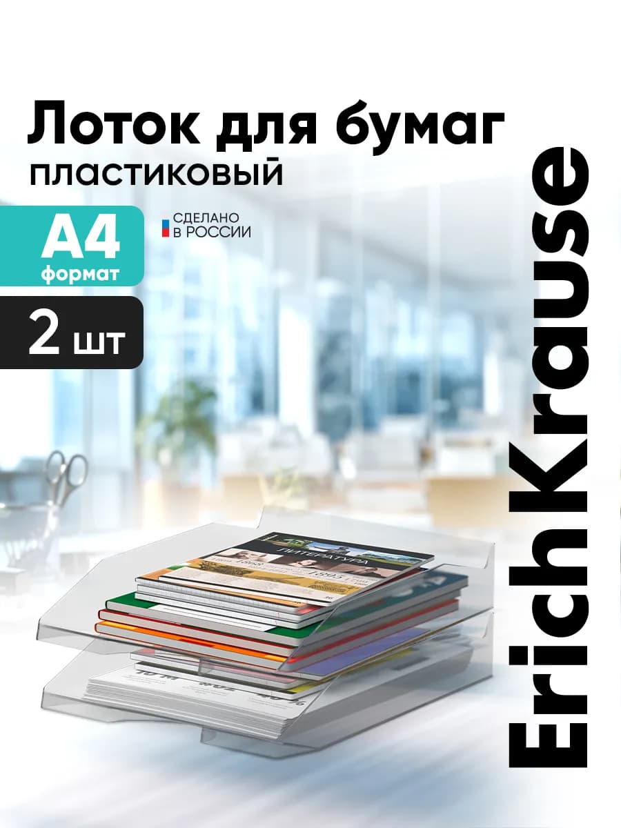 Лоток для документов А4 2 штуки