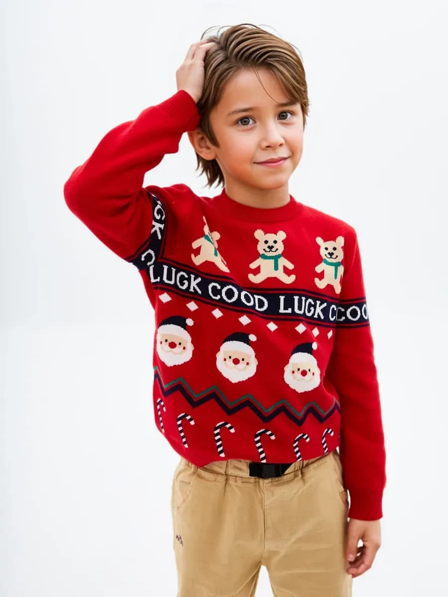 джемпер вязаный детский