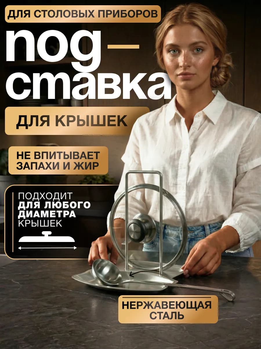 Подставка для крышек и ложек
