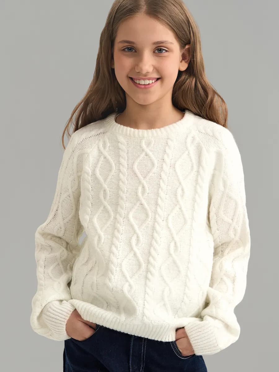 Джемпер вязаный оверсайз