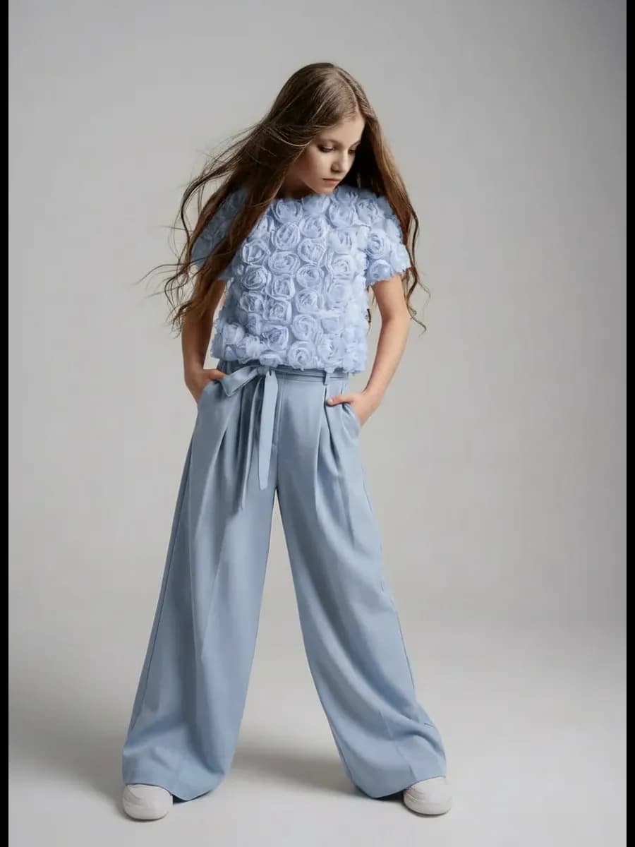 Костюм нарядный праздничный брючный на выпускной