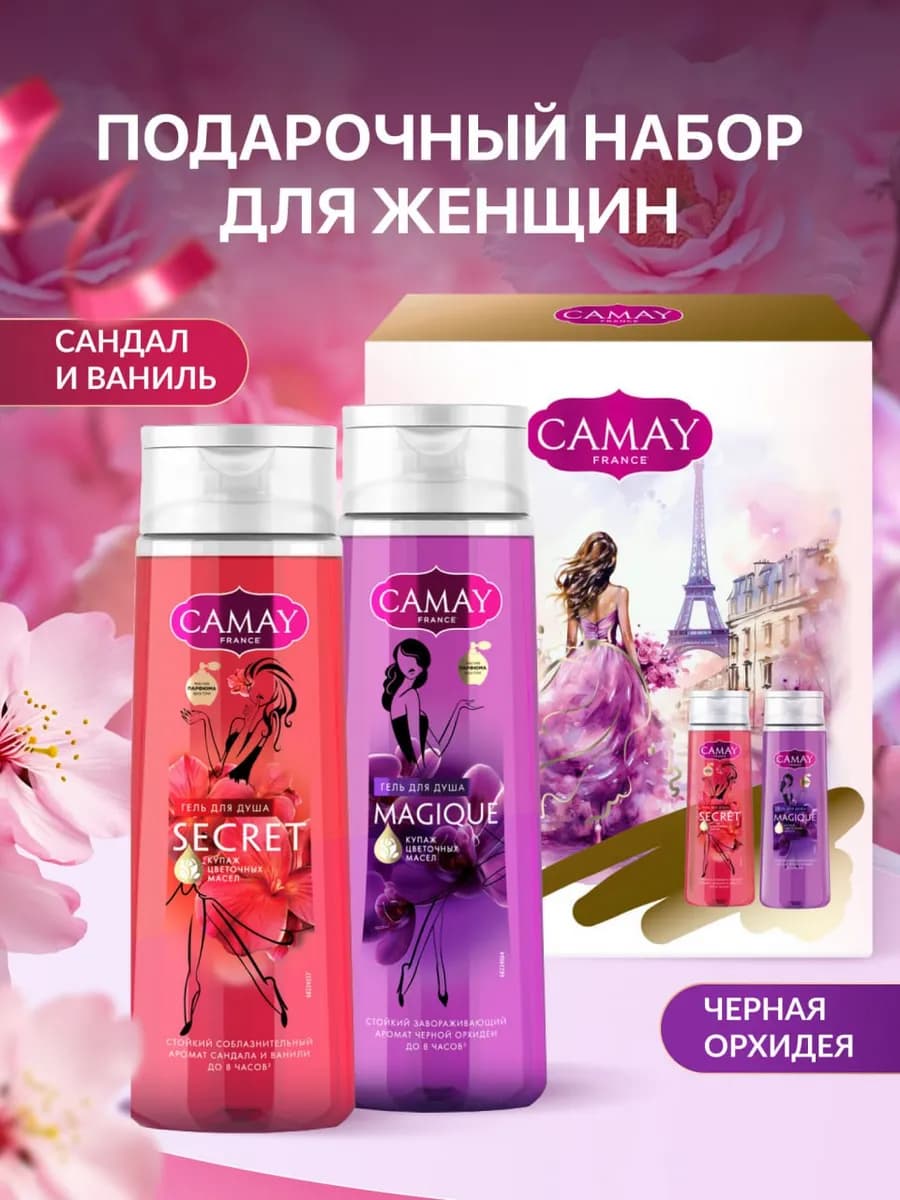 Подарок на новый год 2026 гели для душа парфюмированные