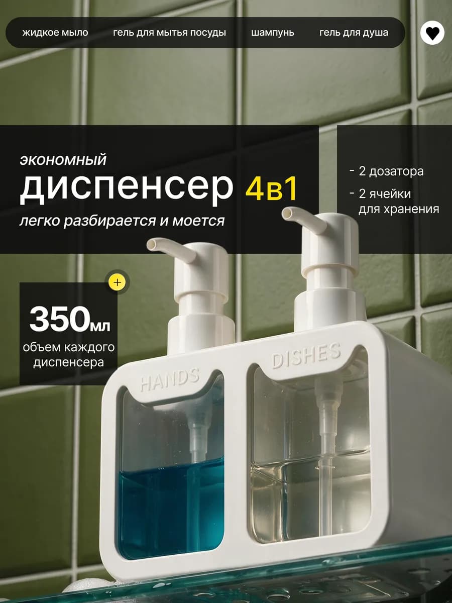 Диспенсер для моющего средства на кухню